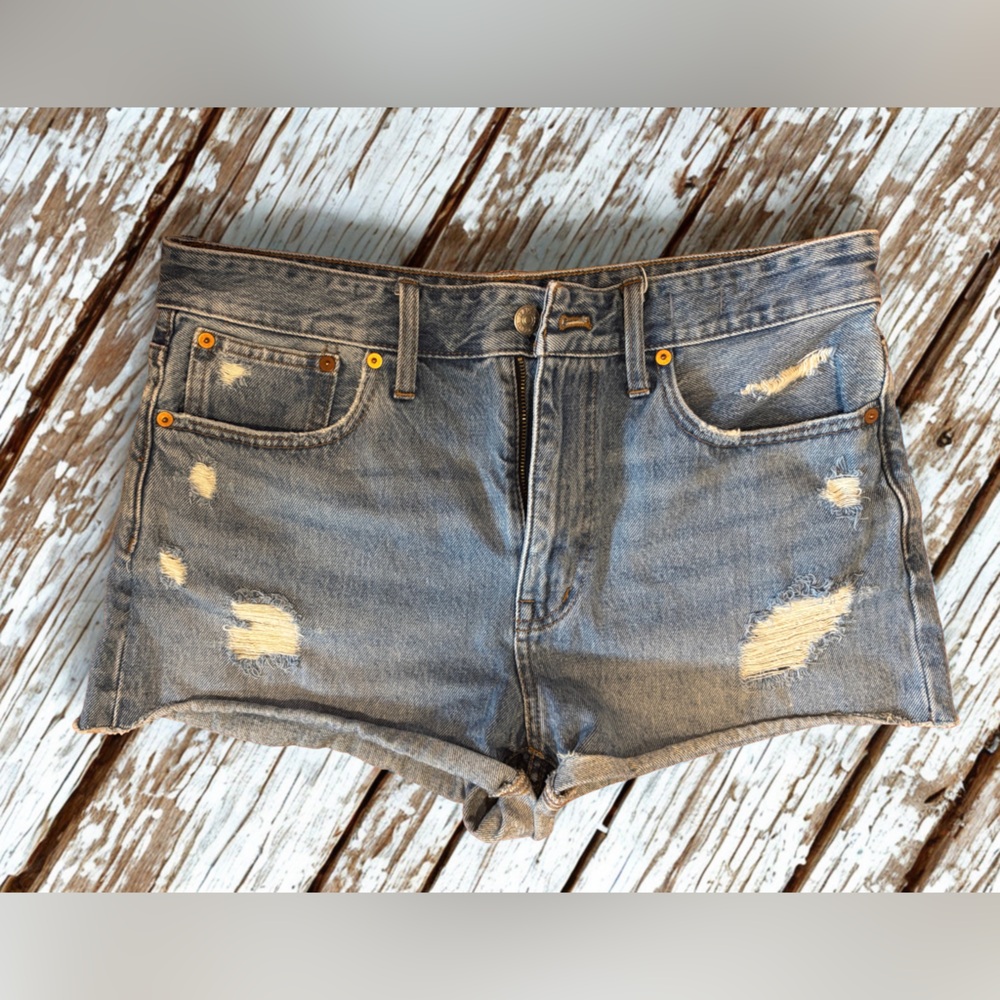 Madewell Classic Blue Denim Jean Shorts